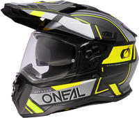 Oneal DSRS-021, Oneal DSeries Square Motocross Helm Schwarz Gelb male