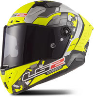 LS2 168059954XL, LS2 FF805 Thunder C Space Helm neongelb-grau