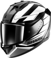 Shark HE0922EKWAXXL, Shark D-Skwal 3 Sizler, Integralhelm - Grau/Schwarz/Wei&szlig; - XXL