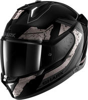 Shark HE0820EKUAXS, Shark Skwal i3 Rhad, Integralhelm - Schwarz/Silber - XS