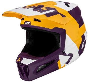 Leatt 2.5 V23 Motocross Helmet Gelb/Lila