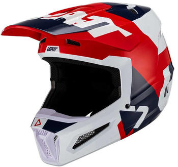 Leatt 2.5 V23 Motocross Helmet Rot/Weiß