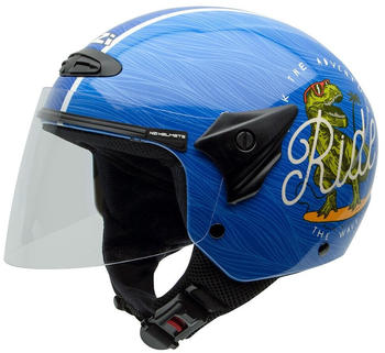 NZI Helix Ii Jr Open Face Helmet Blau