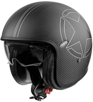 Premier Helmets 23 Vintage Star Carbon Bm 22.06 Open Face Helmet Schwarz