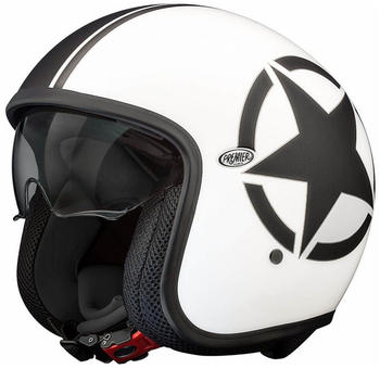Premier Helmets Vintage Evo Star 8 Bm Open Face Helmet Weiß