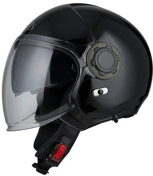 NZI Ringway Duo Open Face Helmet Schwarz