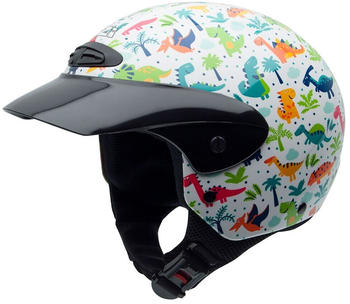 NZI Single Jr Open Face Helmet Weiß