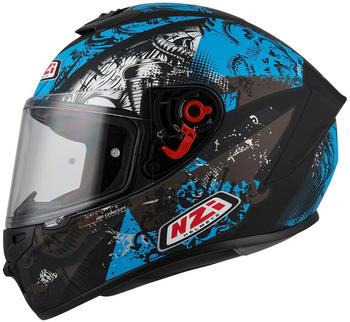 NZI Trendy Full Face Helmet Blau/Schwarz