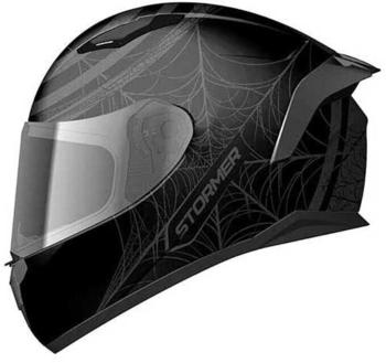 Stormer Zs-601 Redback Full Face Helmet Schwarz