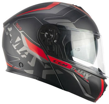 CGM 569g C-max City Modular Helmet schwarz/rot