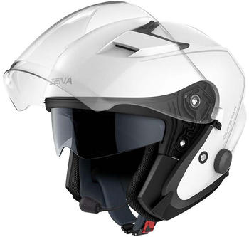 Sena Outstar Open Face Bluetooth Helmet Weiß