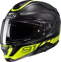 HJC 14757308, HJC RPHA 91 Rafino Klapphelm Schwarz Gelb male