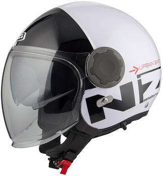 NZI Ringway Duo Open Face Helmet Weiß/Schwarz