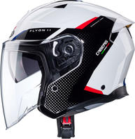 Caberg CA20056521-S, Caberg Flyon II Boss Jethelm Schwarz Weiss Rot male