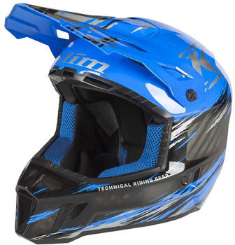 Klim F3 Carbon Pro Ece Full Face Helmet Blau