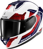 Shark HE0820EWURL, Shark Skwal i3 Rhad, Integralhelm - Wei&szlig;/Rot/Blau - L
