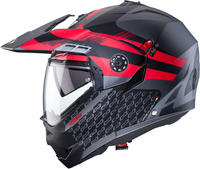 Caberg CA10088023-XL, Caberg Tourmax X Sarabe Klapphelm Schwarz Grau Rot male