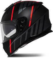 IXS 217 2.0, Integralhelm - Matt Schwarz/Grau/Rot - XL