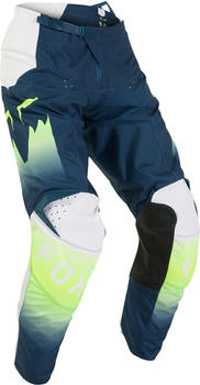 Fox 180 Flora Motocross Hose weiss/blau