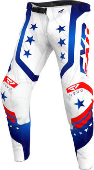 FXR Revo Pro Liberty LE Motocross Hose white/rot/blue