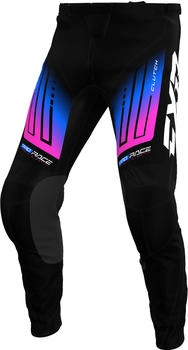 FXR Clutch 2025 Jugend Hose schwarz/blau/lila