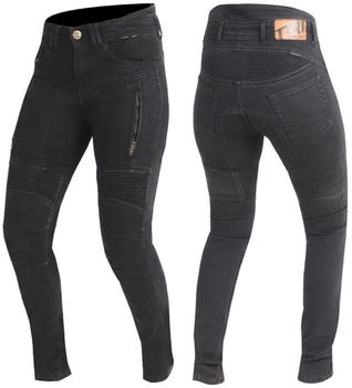 Trilobite Parado Black Monolayer Slim Damen Jeans schwarz