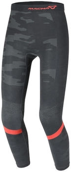 Macna Base Layer All-Season FunktionsHose schwarz-grau-rot
