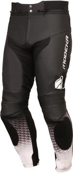 Modeka Yron Lederhose schwarz/weiss