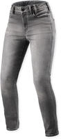 Revit Shelby 3 Skinny Damen Motorrad Jeans, grau, Gr&ouml;&szlig;e 26 30