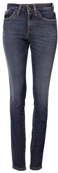Rokker RT Mid Waist Slim Damen Motorradjeans blau