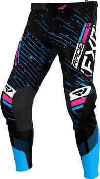 FXR Podium 2025 Hose schwarz/pink/blau