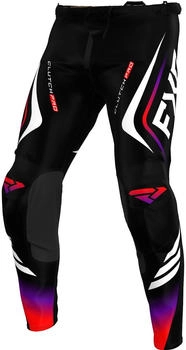 FXR Clutch Pro 2025 Hose schwarz/weiss/rot/lila