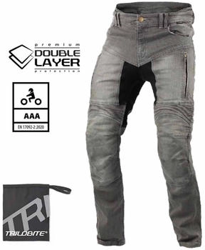 Trilobite Parado Doublelayer Slim Jeans grau