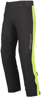 Modeka Hydroflex Motorrad Regenhose schwarz-gelb (081590-431-M)