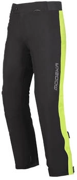 Modeka Hydroflex Motorrad Regenhose Schwarz/Gelb (081590-431-XL)