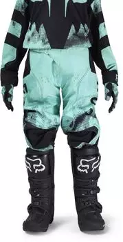Fox 180 Kairos Jugend Motocross Hose schwarz/türkis