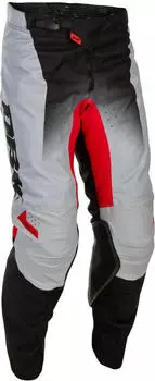 Fly Racing Kinetic DBK Hose Grau/Schwarz/Rot schwarz