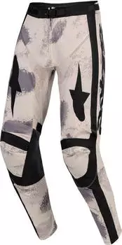 Alpinestars Racer Lahnd Motocross Hose schwarz/beige/mehrfarbig