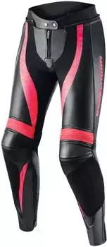 Rebelhorn Diva Damen Motorrad Lederhose (RH-LP-DIVA) schwarz/fluo pink