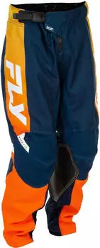 Fly Racing Kinetic Khaos Jugendhose dunkelblau/orange
