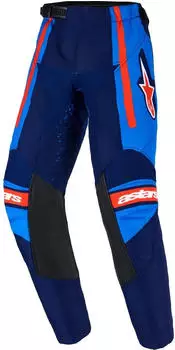 Alpinestars Racer Nomur Kids Motocross Hose dunkelblau/orange/blau