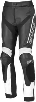 B&uuml;se Tormo Motorrad Lederhose (105726-Z-106) schwarz/wei&szlig;