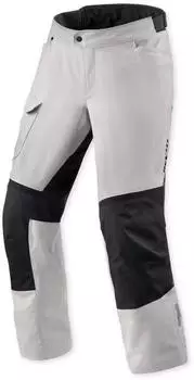 REV'IT! Revit Convergent H2o Wasserdichte Motorrad-Textilhosen Schwarz-Silber (FPT164-4051)