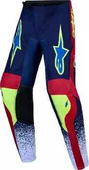 Alpinestars Youth Fluid DRAG MX Hose blue navy/fire red/wei&szlig;