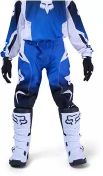 Fox 180 Shield Motocross Hose (36353-002) blau/schwarz/wei&szlig;