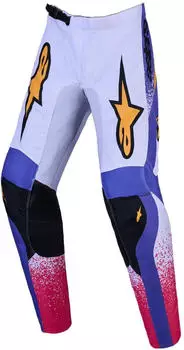 Alpinestars Fluid Drag Jugend Motocross Hose (3740527-3193) helllila/blau/orange/pink