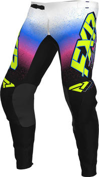 FXR Podium 2023 Jugend Motocross Hose black/white/gelb