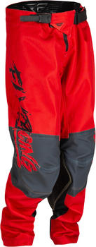 Fly Racing Kinetic Khaos Motocross Jugend Hose black/grau/rot