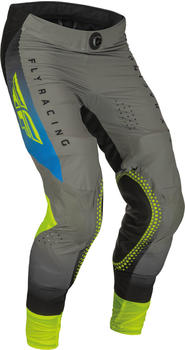Fly Racing Lite 2023 Motocross Hose grau/blue/gelb