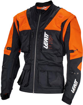 Leatt 5.5 Enduro 2023 Motocross Jacke schwarz/orange